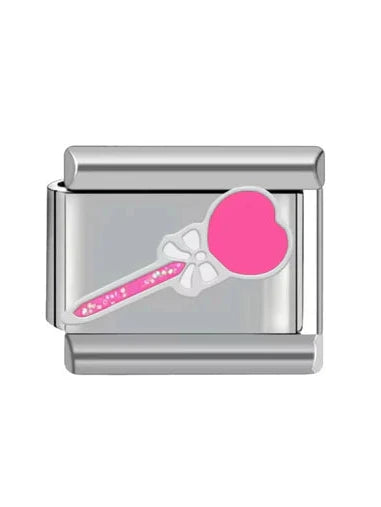 Pink Wand Charm