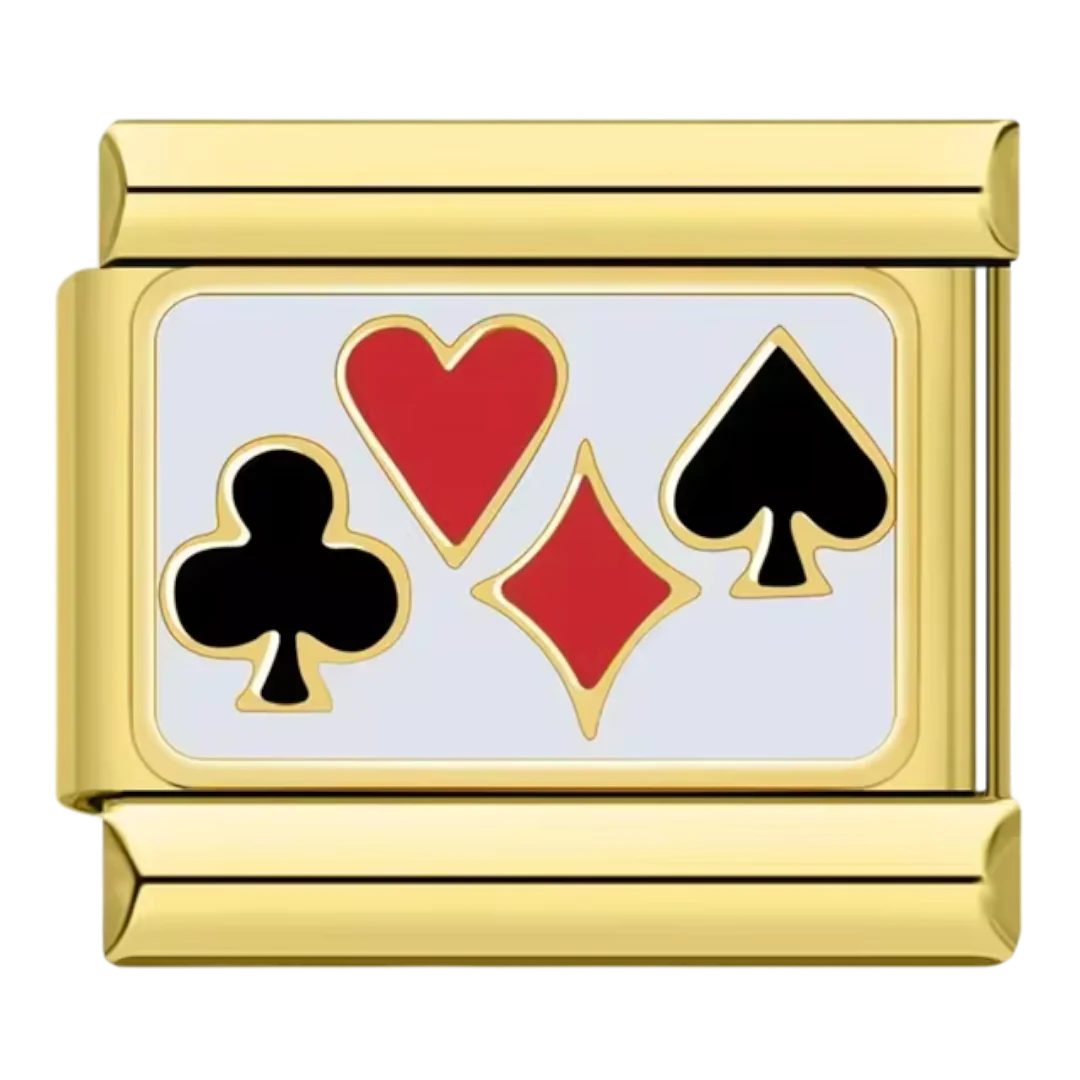 CARD FACES on gold