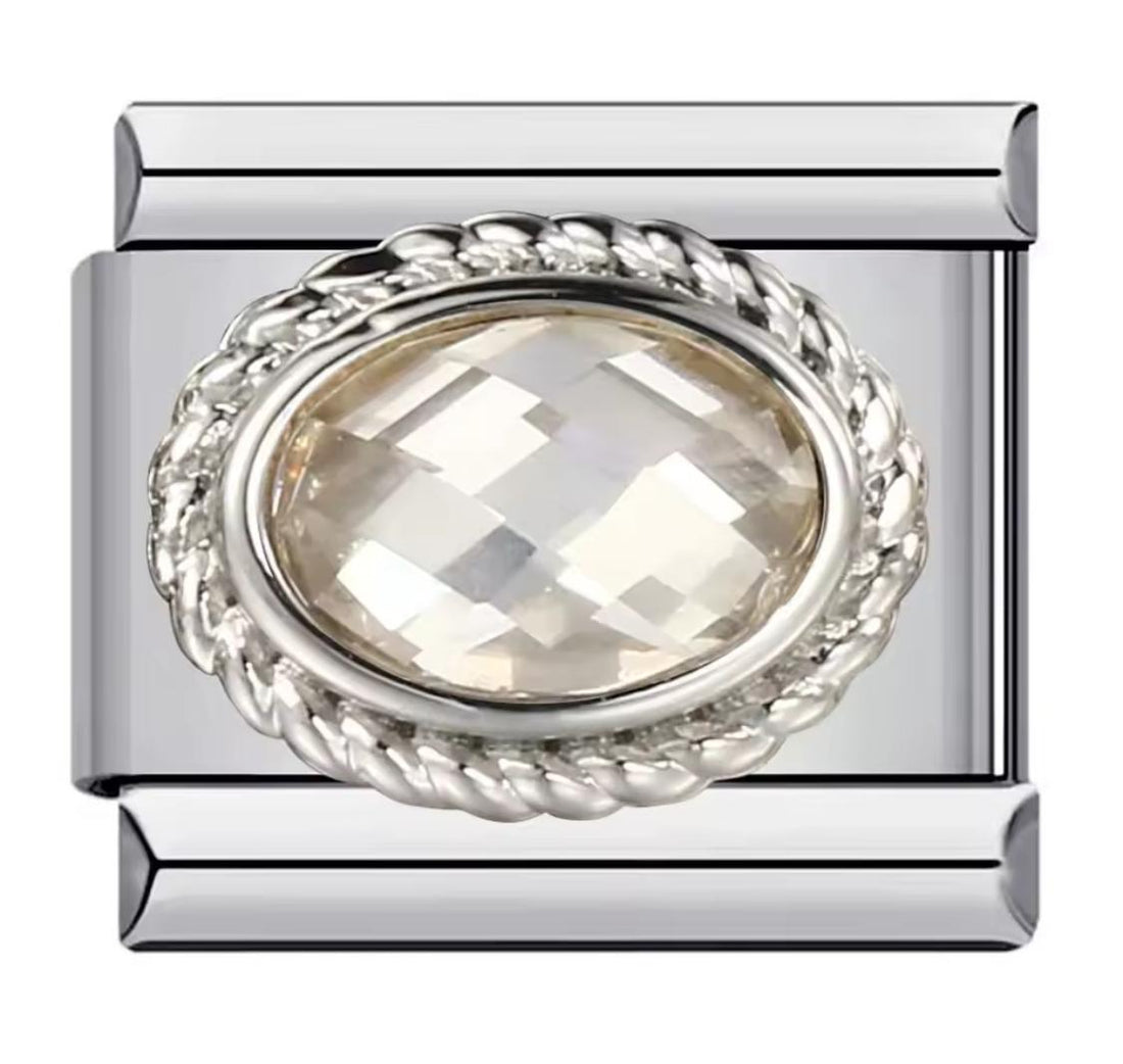 White Rhinestone