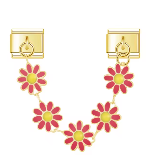 Red Daisies Chain