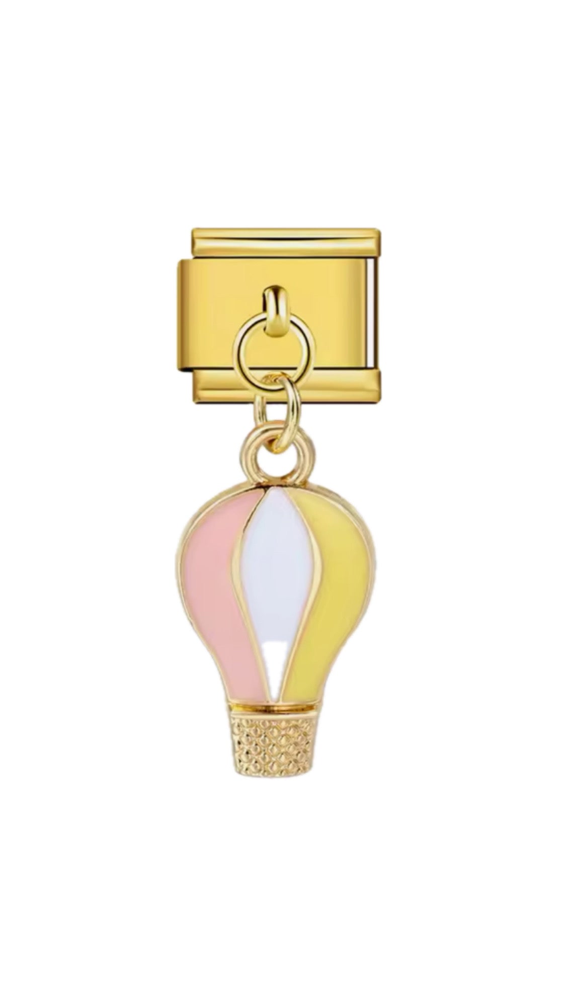 Hot Pink/Yellow Air Balloon on Gold