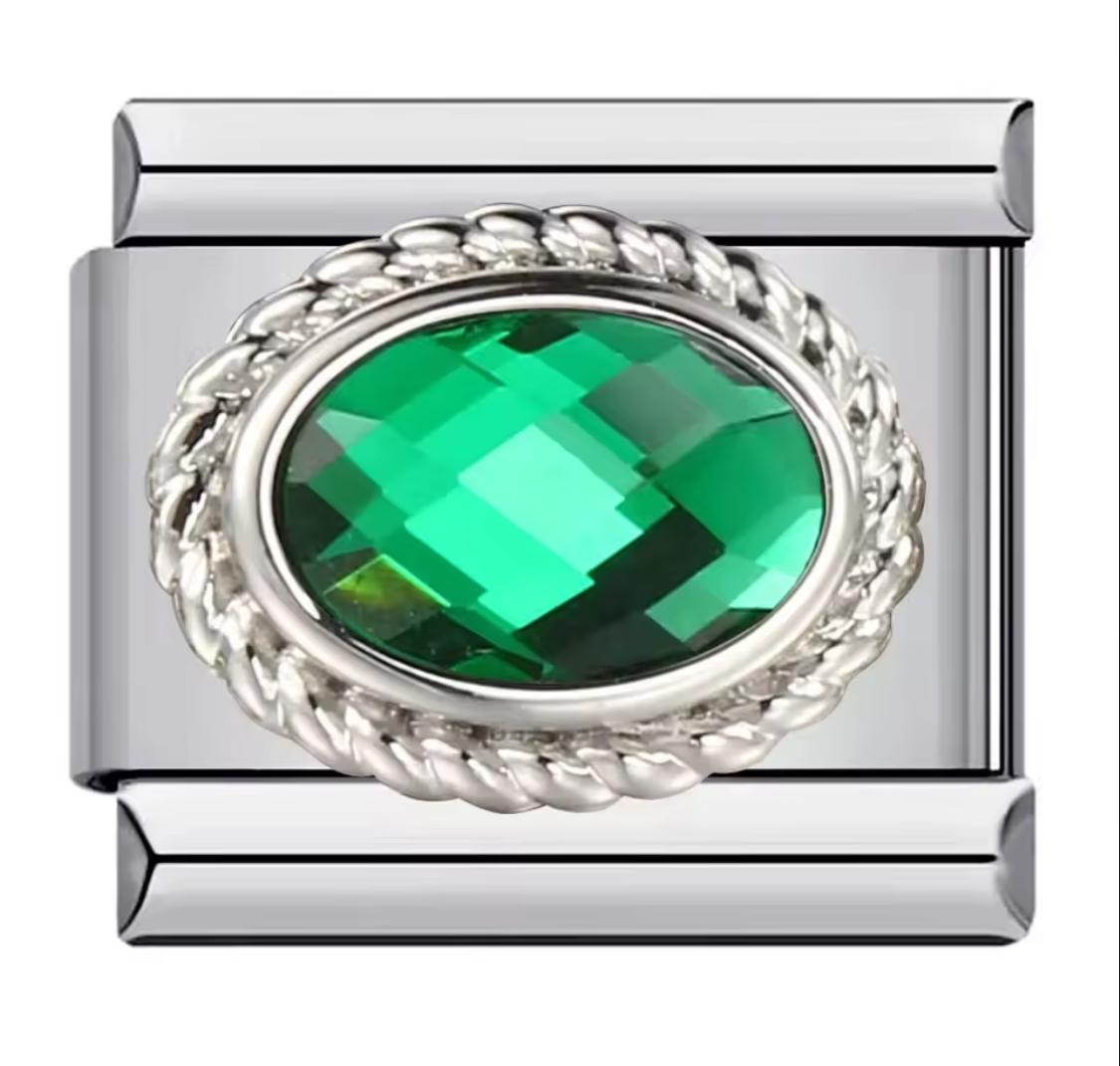 Emerald Green Rhinestone